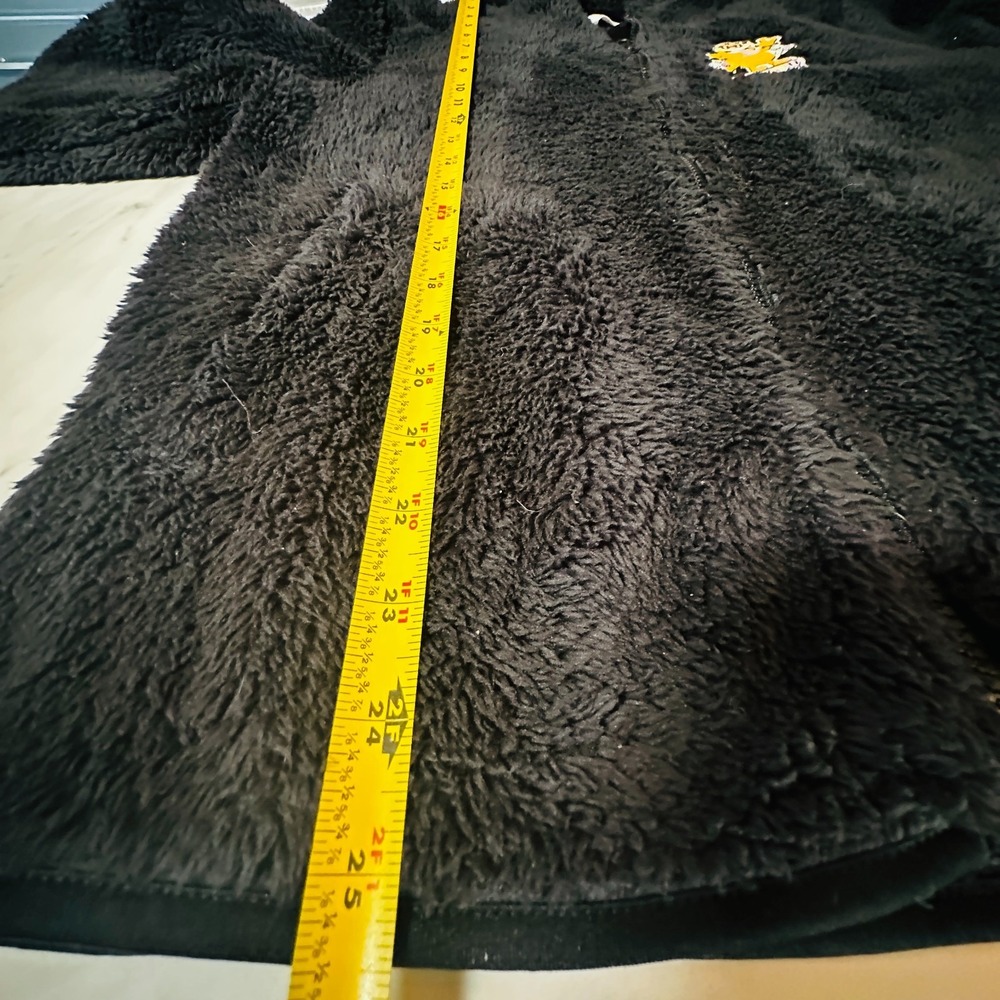 H & M Garfield Hoodie Plush Youth Large Black Full Zip US 20 - Picture 6 of 8